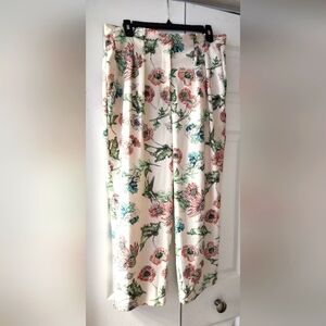 Kaari Blue Floral Pants Size 8